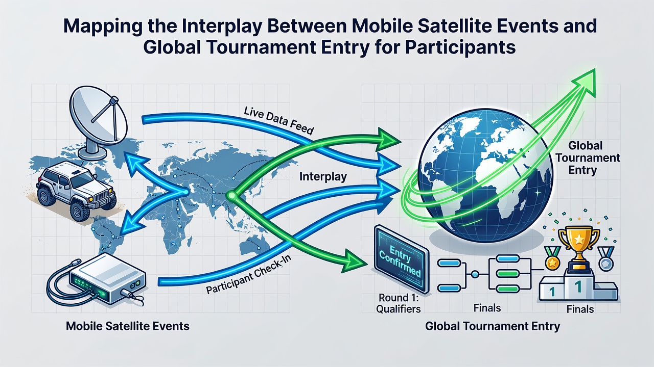 Analyse van satellietstromen van mobiele apps naar wereldwijde pokertoernooien voor Nederlandse deelnemers